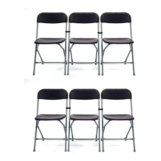Samsonite Sillas Plegables 6pzas Gris-negro Silla Samsonite