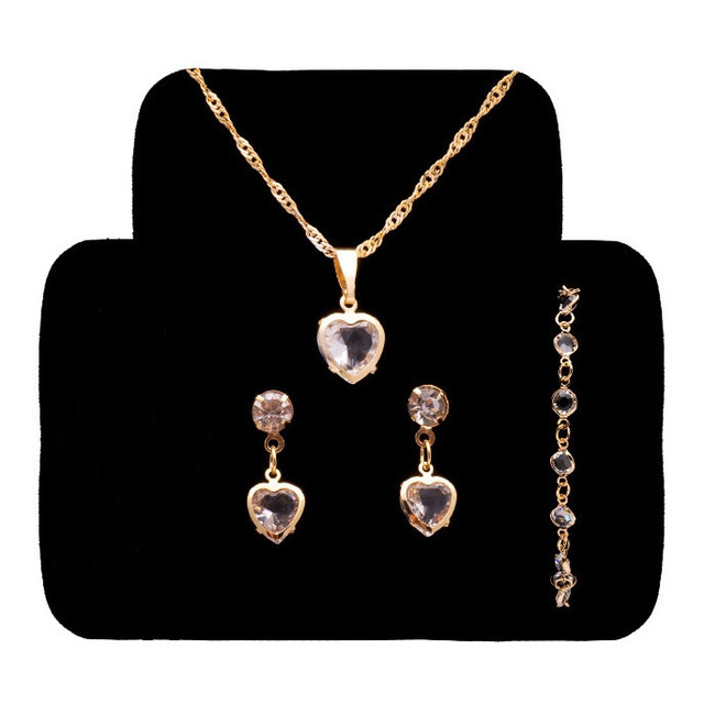 Corrente Feminina+ Pulseira+ Par De Brincos Folheados A Ouro Corrente Feminina+ Pulseira+ Par De Brincos Folheados A Ouro