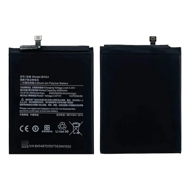 Bateria Pila Xiaomi Redmi 9 / Note 9 Bn54