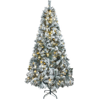 Arbol Navidad Nevado 180 Cm Luces Led Frondoso 600 Ramas Color Verde Arbol Navidad Nevado 180 Cm Luces Led Frondoso 600 Ramas Color Verde