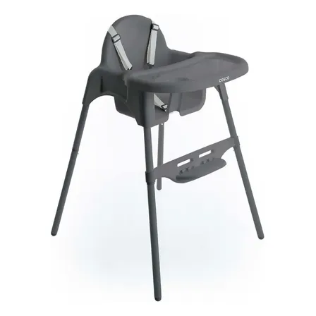 Silla de comedor compacta Cook Gray de hasta 15 kg | Cosco Kids