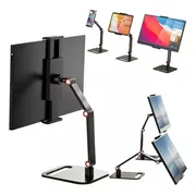 Soporte Para Monitor Portátil De Base Extraíble 17:3  Negro