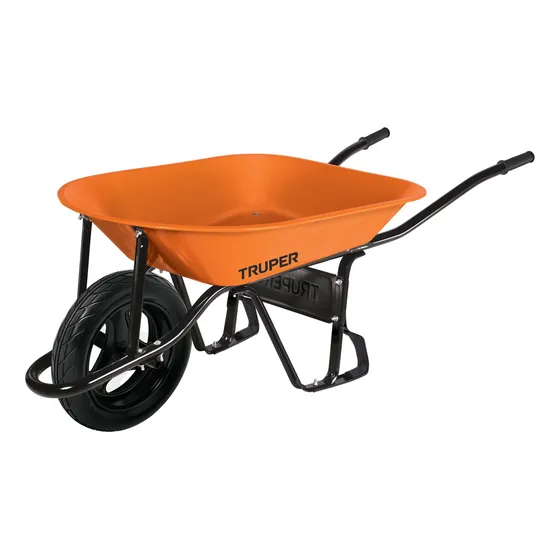 Carretilla 4.5 Ft3 Imponchable, Bastidor Tubular, Truper