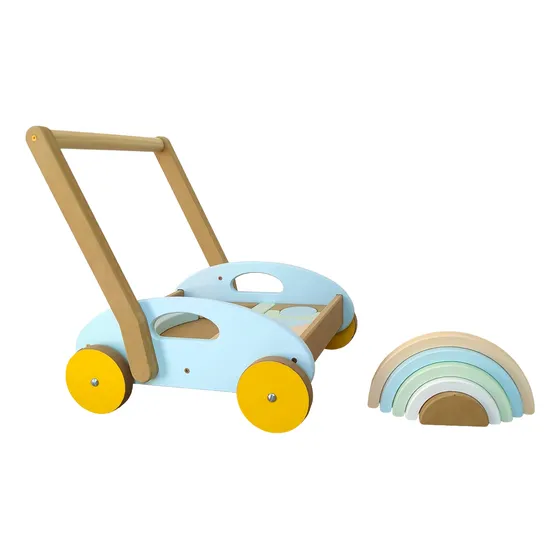 Carrito Caminador De Empuje + Arco Iris Montessori