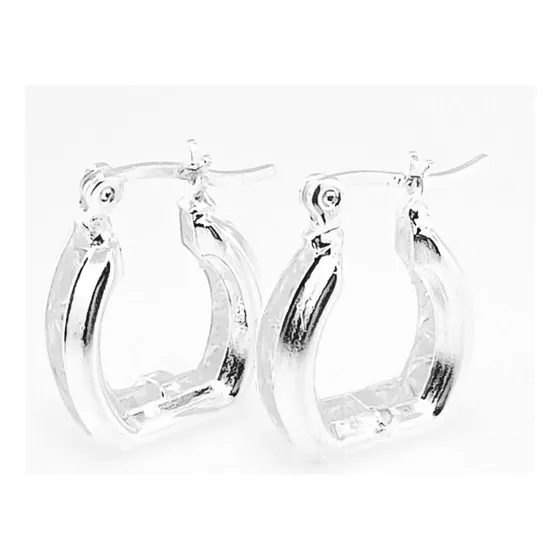 Arracadas De Plata Combo 2 Pares Con Zirconias Elegir Figura