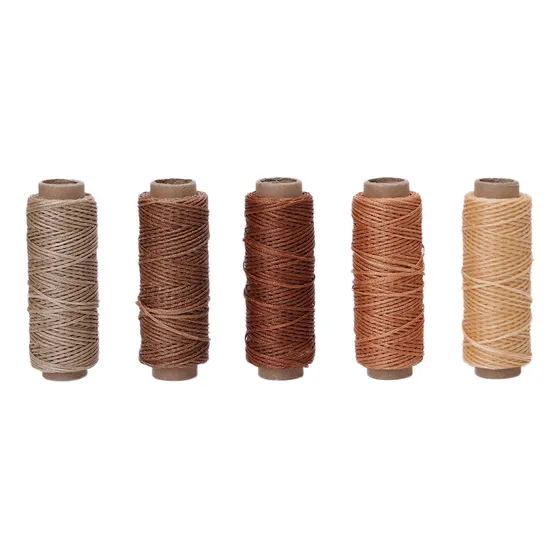 Hilo Encerado Para Coser Cuero 150d De 0,8 Mm Para Zapatos C