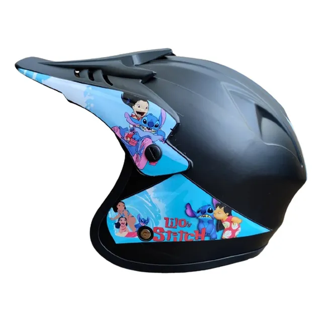 Casco Moto Bicicleta Infantil Safir Abierto