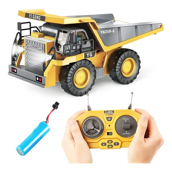 Camión Radio Control Tolva Radio De 2,4 Ghz  Volquete Rc 4wd