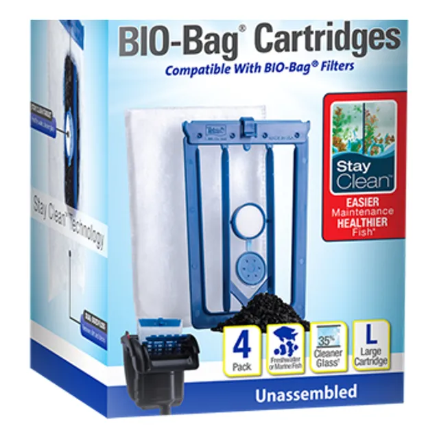 Bio-bag Repuesto Filtro Large 4 Unidades Peceras Peces