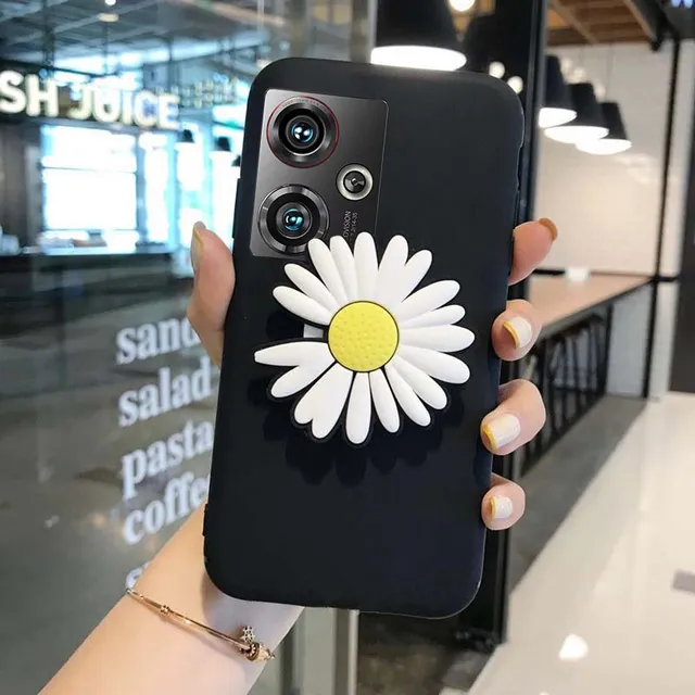 ~ Funda Para Nubia Z50 Suave Silicona Crisantemo