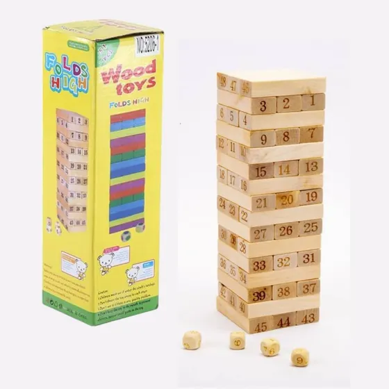 Juego De Mesa Jenga 48 Pcs