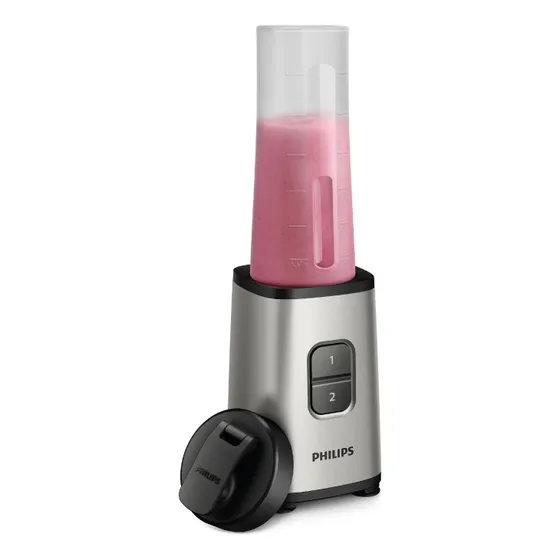 Mini Licuadora Bate, Corta Y Pica Philips Hr2604 Gris 350w