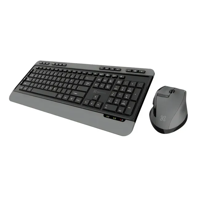 Klip Xtreme Kit Teclado Mouse Inalambrico Kbk-520 Color Del Teclado Negro