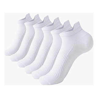 Calcetines Deportivos De Compresión De Corte Bajo, 6 Pares, Calcetines Deportivos De Compresión De Corte Bajo, 6 Pares,