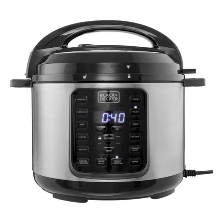 Panela de Pressão Elétrica BLACK+DECKER PP900G 5L 220V