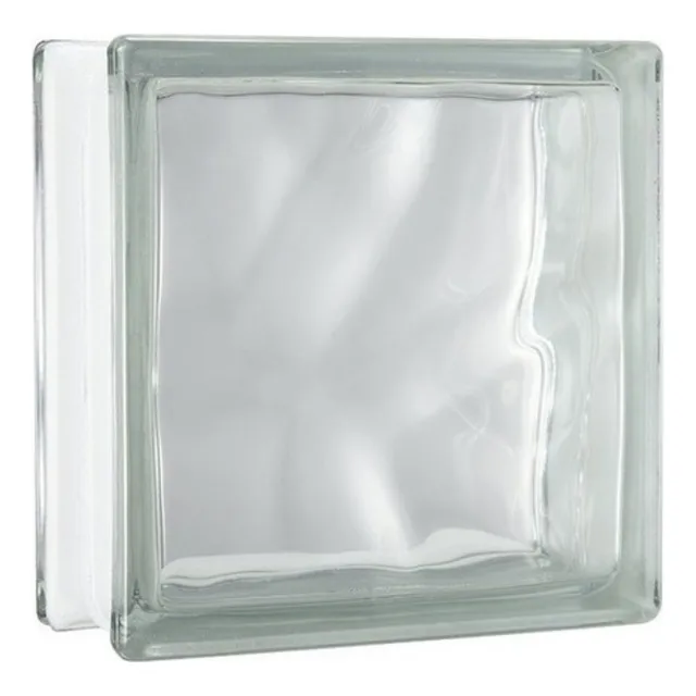 Ladrillo De Vidrio 20x20x10 Transparentes Con Formas