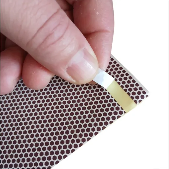 Lixa Para Fósforo Cartela Cor Marrom 10x21cm Adesivo Unidade