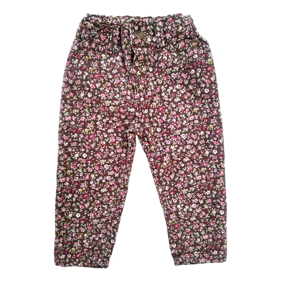 Pantalón Tiki Pana Floreada Niña Infantil Talles 2 Al 10