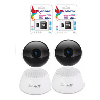 2 Camaras Wifi Giratorias Seguridad App Remota+ Microsd 32gb 2 Camaras Wifi Giratorias Seguridad App Remota+ Microsd 32gb