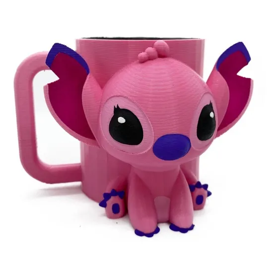 Taza Angela Novia Stitch Cuerpo Entero - Impresion3d