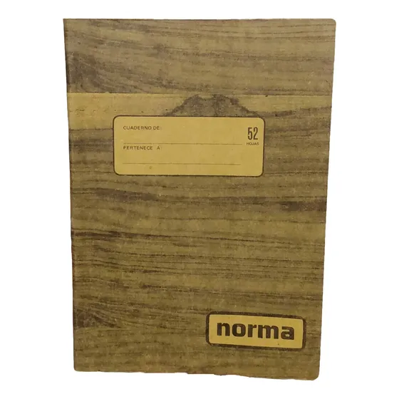 Cuaderno Hojas Amarillas Norma Antiguo Derechos Del Niño.