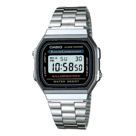 Reloj Casio Digital A168wa1 retro Vintage Alarma Local | Cuotas sin interés