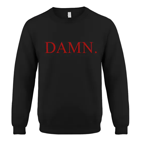 Damn Kendrik Lamar Sudadera Humble Red Print