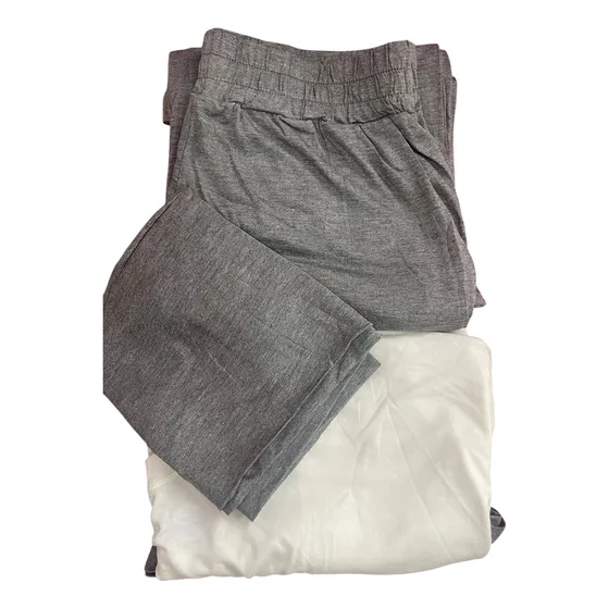 Conjunto Calça Pantalona Blusa Gola Avulsa Viscose Salite