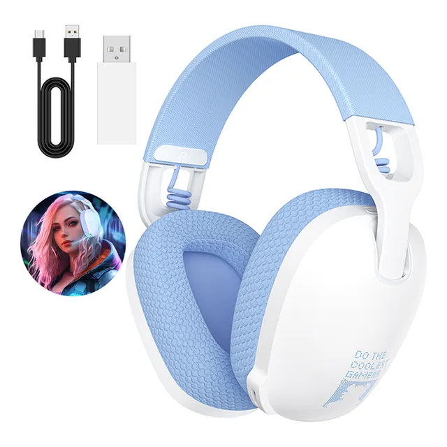 Audifonos Gamer Onikumab2 Bluetooth 2.4 G Tipo C Inalámbrico
