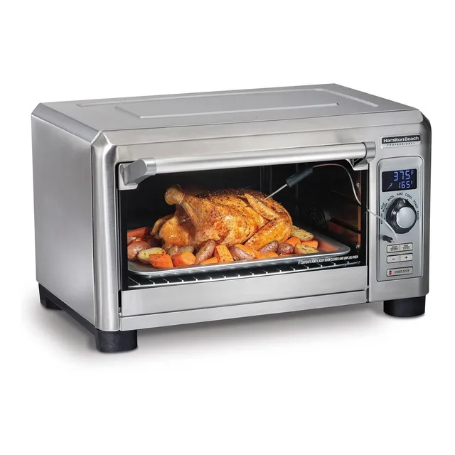 Horno de mesa eléctrico Hamilton Beach 31240 169.901L plateado 127V