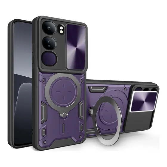 Funda Para Vivo V40 Lite 4g De 15 Cm Con Tapa Lente Cámara