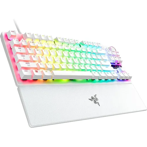 Teclado Gamer Razer Huntsman V3 Pro Mini White 60% Edition Cor De