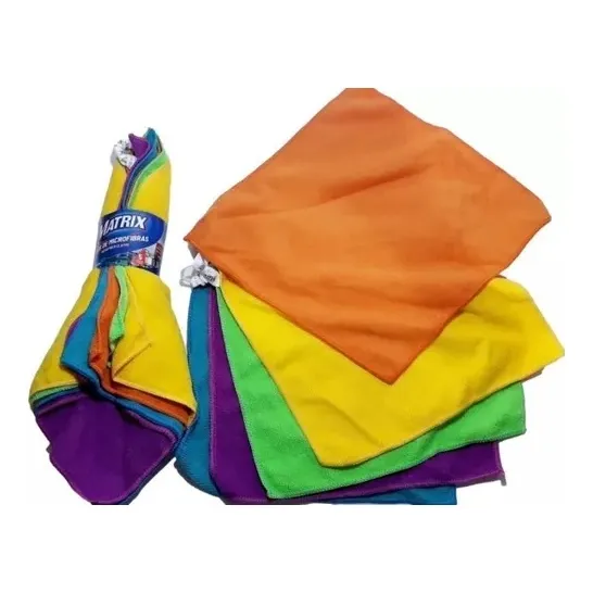 Pañitos Para Cocina Microfibra 30x30 Pack De 5 Matrix