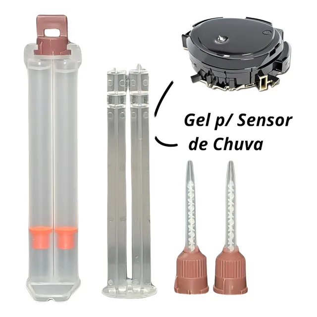 Gel Sensor De Chuva Veicular Redondo - Universal