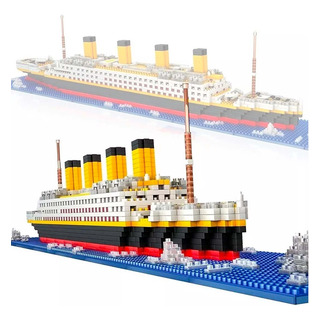 Set Bloques Construcción Titanic Armables 1860 Piezas Set Bloques Construcción Titanic Armables 1860 Piezas