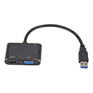 Usb 3.0 Para Vga+hdmi Conversor Adaptador Hd 1080p Computado Usb 3.0 Para Vga+hdmi Conversor Adaptador Hd 1080p Computado