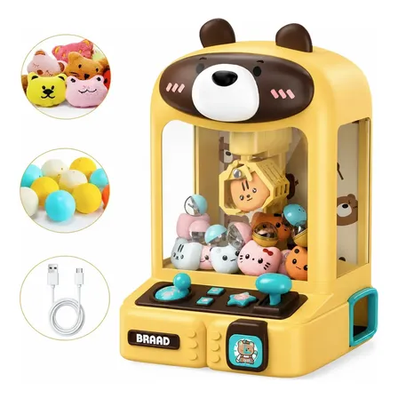 Máquina De Pegar Bichinhos Mini - Vending Gashapon E Grua
