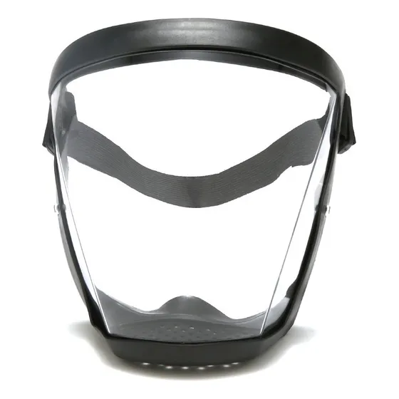 2 Protetor Máscara Facial Transparente Roçadeira Olhos