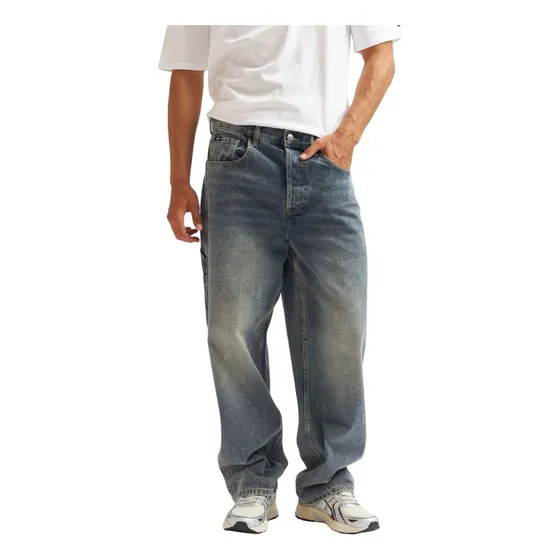 Pantalón Jean Denim Oversize Cargo Kristobelga