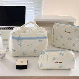 Bolsa De Maquillaje Para Mujer Con Pajarita, 1 Pieza Bolsa De Maquillaje Para Mujer Con Pajarita, 1 Pieza