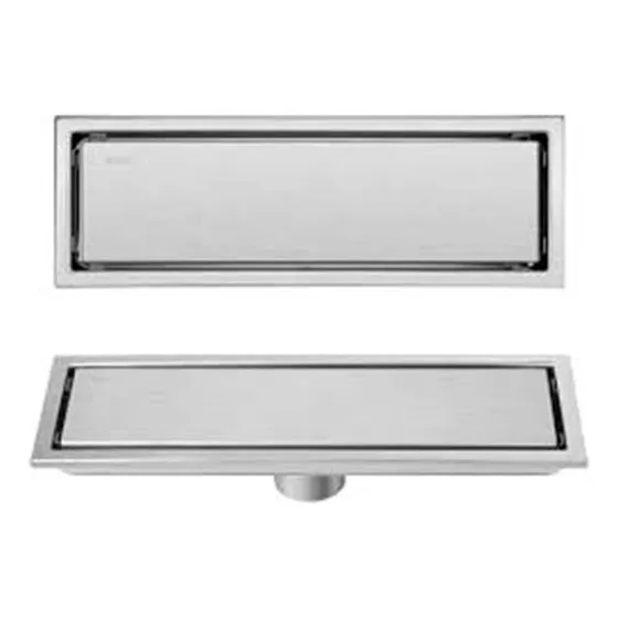 Centro Piso-rejilla Lineal Decorativa 8 X 3 Acero Inoxidable