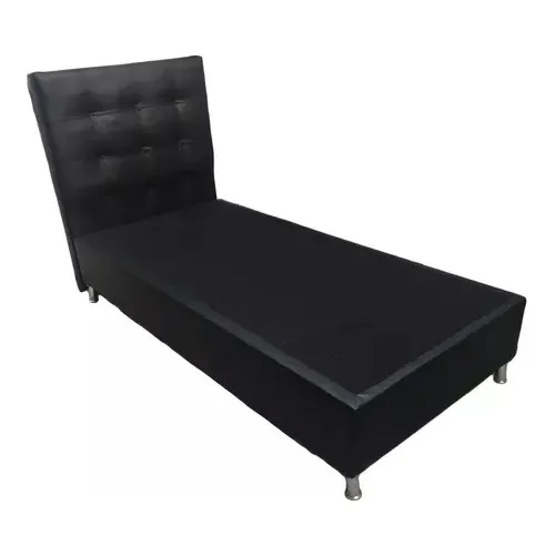 Cama Con Espaldar (copete) Individual Tapizadas 