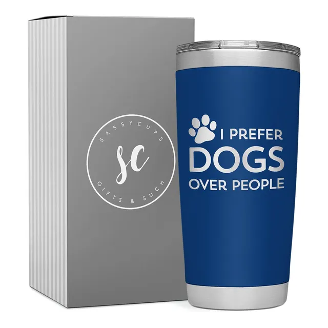 Assycups Vaso Tematico Perro Prefer Dogs Over People Taza 20