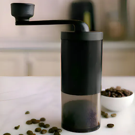 Moedor Manual Café FPDS Utilidades Estilo Retrô Compacto Inox Preto