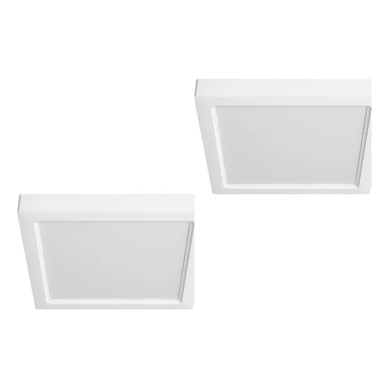 Par De Lámparas De Techo Led 25 W Luz Neutra Blanco Magg