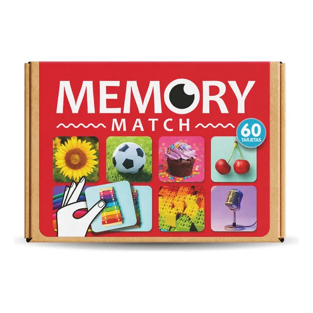 Memory Match Juego De Memoria - Busca Pares - Juego De Mesa