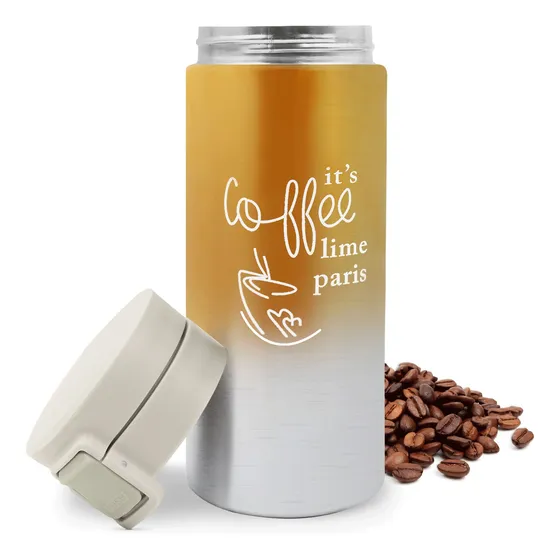 Termo Térmico Acero Inoxidable 500ml Con Tapa Hermética