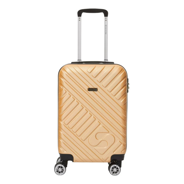 Mala Bordo 360 Track 55x35x23 Cm Feminina 38l Bege Sestini Mala Bordo 360 Track 55x35x23 Cm Feminina 38l Bege Sestini