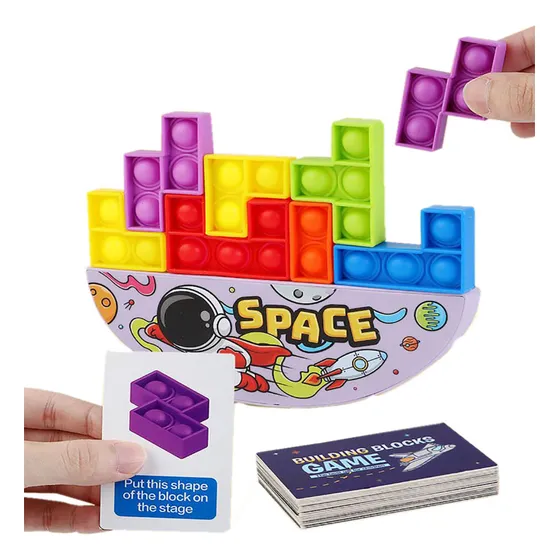 Juguete Didactico De Construcción Bloques Pop It
