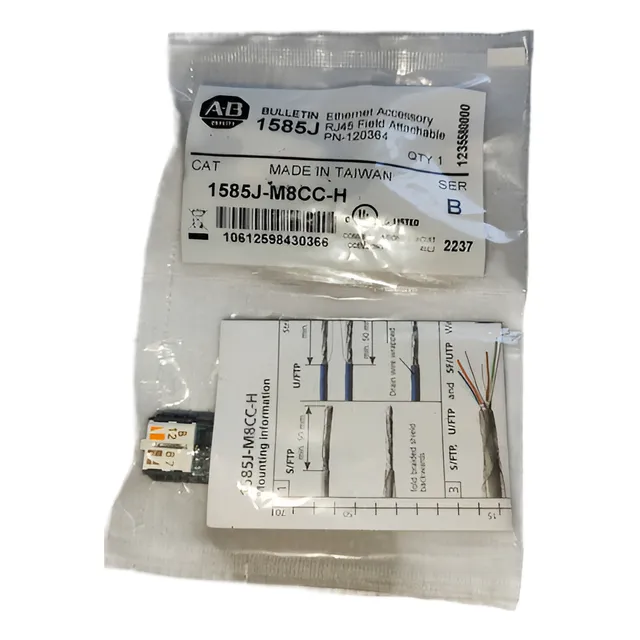 Allen Bradley 1585j-m8cc-h Connector Rj45